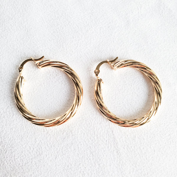 Large Perfect Twist Earrings