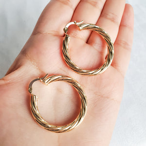 Large Perfect Twist Earrings