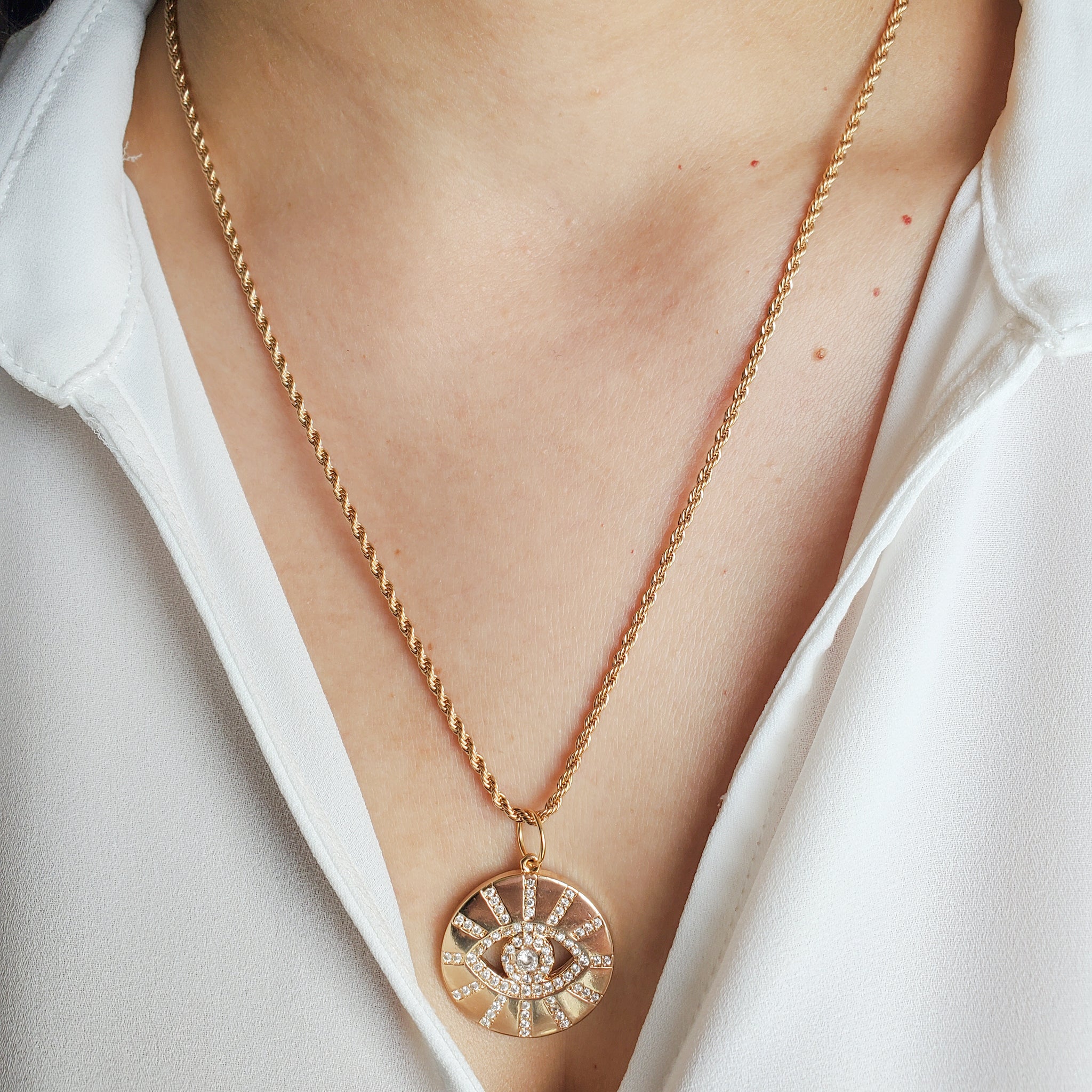 Eyelet Necklace